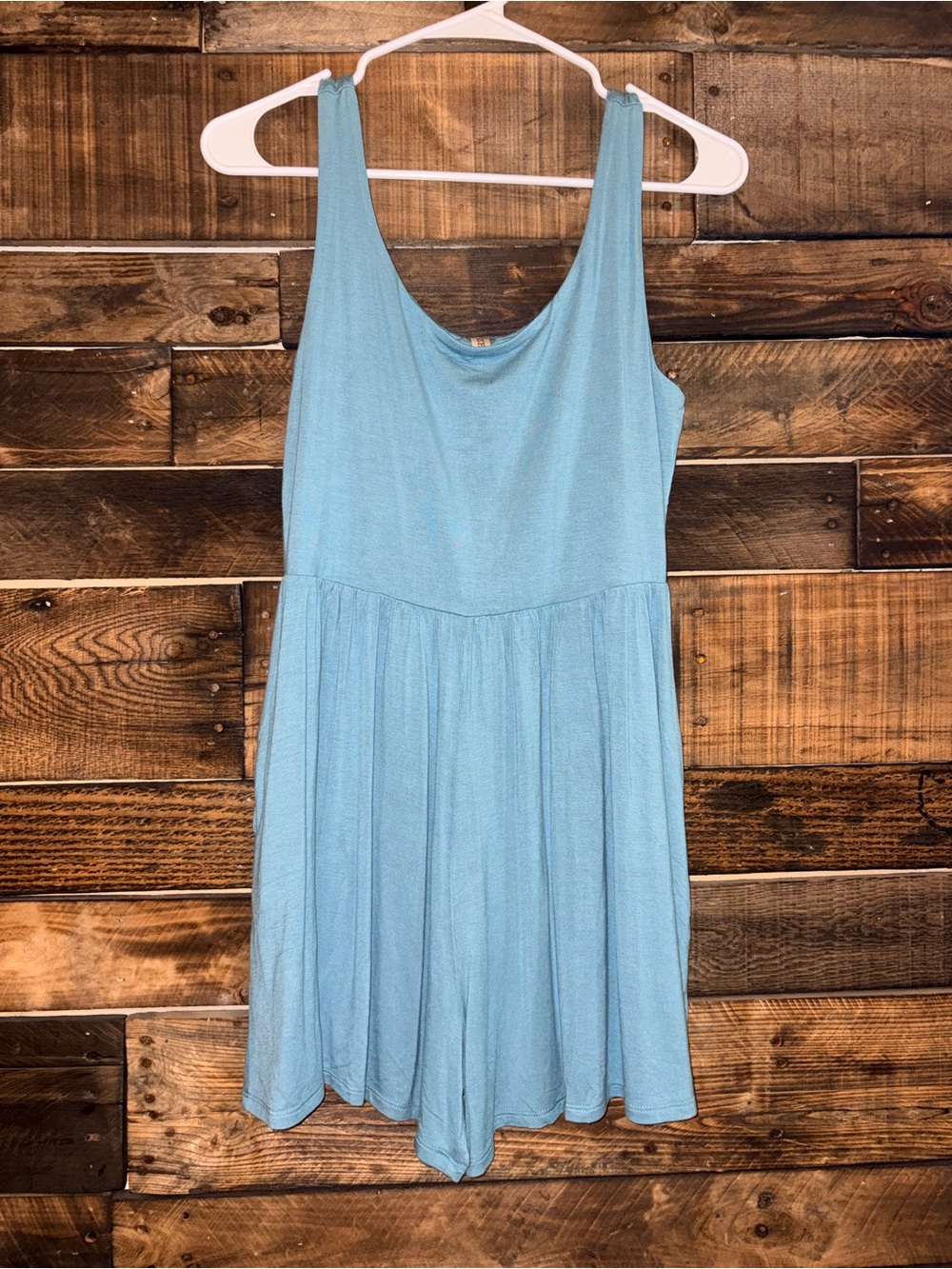 Zenana Dusty Teal Romper